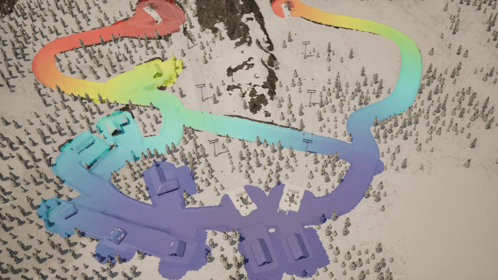 Data overlay showing cost field